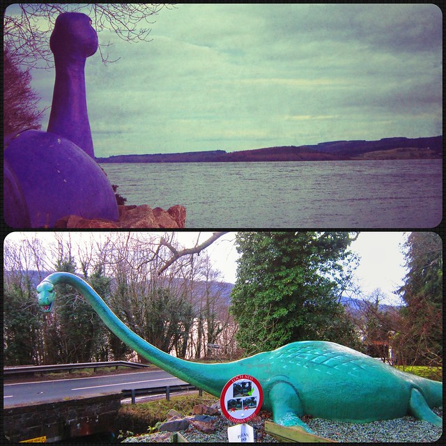 Loch Ness monster at Loch Ness