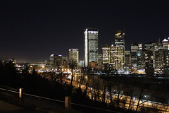 Calgary at night.