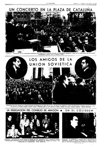 La Vanguardia, 2 de febrero de 1937, fotos: Agustí Centelles i Ossó. by Octavi Centelles