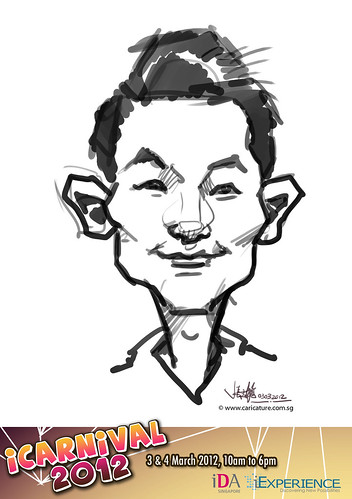 digital live caricature for iCarnival 2012  (IDA) - Day 1 - 38