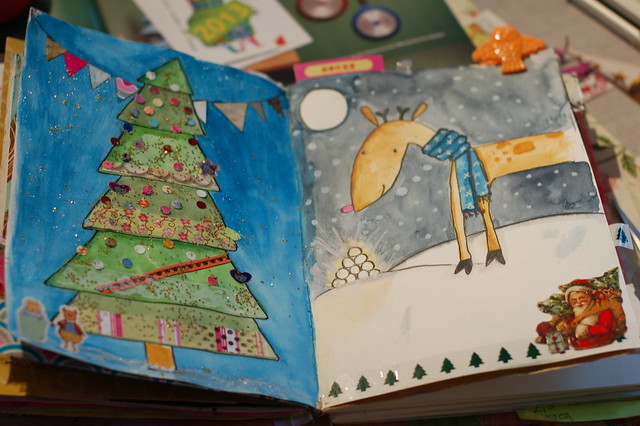 Christmas Art Journaling 2012