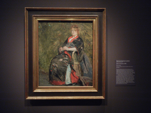 DSCN5652 _ Mme Lili Grenier, 1888, Henri de Toulouse-Lautrec, NY MOMA at De Young