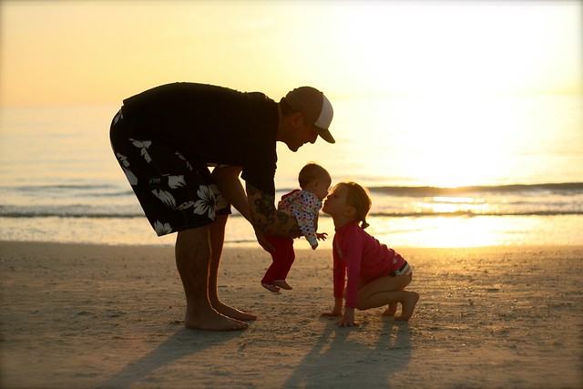 Daddy & Daughters - St. Pete's Beach, FL - Dec. 2012