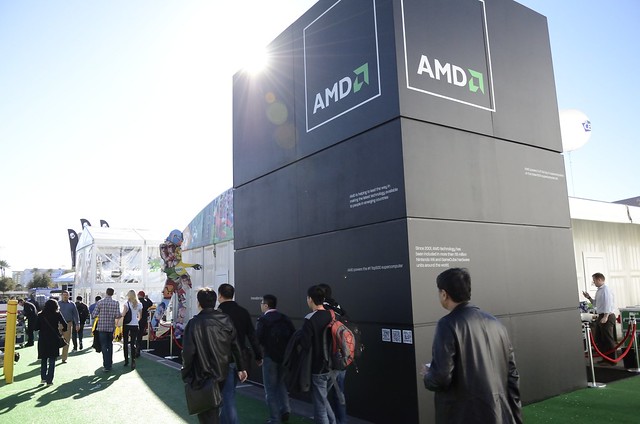CES 2013 Outside AMD Experience Zone