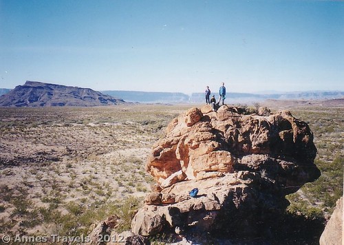 Atop one of the Chimneys in Big Bend National Park, Texas