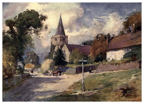 019-Shorwell-Isle of Wight (1908)-Alfred Heaton Cooper