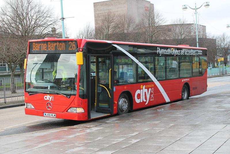 Plymouth Citybus 083 WJ55HLM