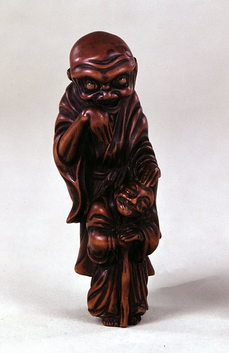 017- Nestuke representado a un fantasma ciego-madera y metal-© Trustees of the British Museum