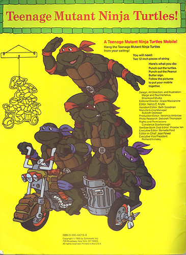 Scholastic PEANUT BUTTER #46 ; featuring TEENAGE MUTANT NINJA TURTLES ii (( 1990 ))