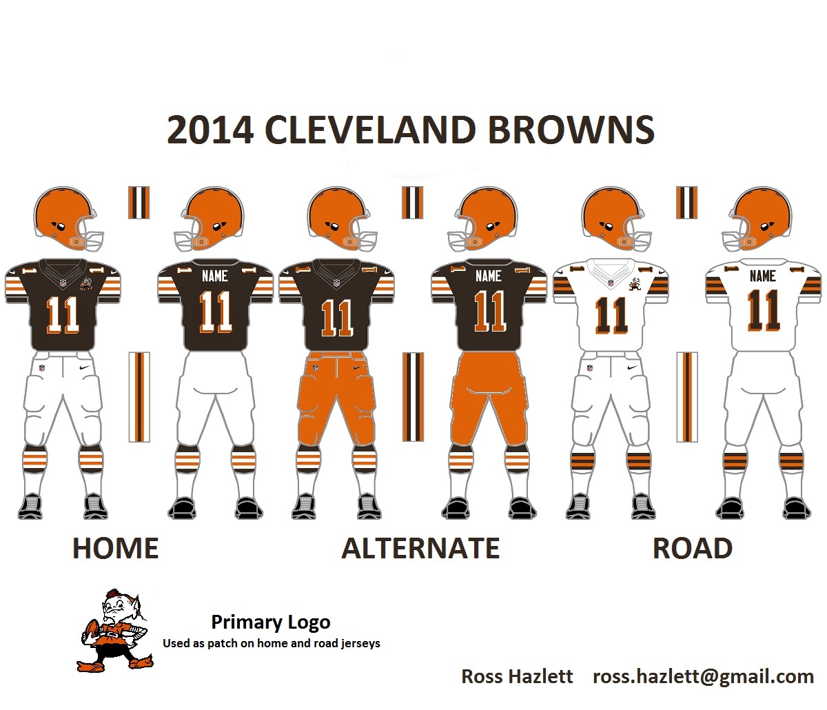 cleveland browns jersey history