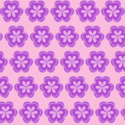 Many Purple Kaleidoscope Flowers by randubnick
