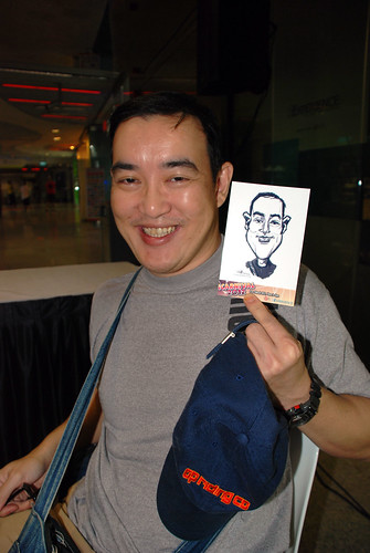 digital live caricature sketching for iCarnival (photos) - Day 2 - 20