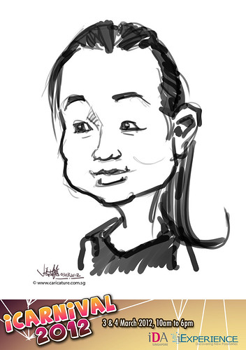 digital live caricature for iCarnival 2012  (IDA) - Day 1 - 37