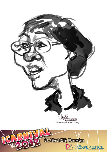 digital live caricature for iCarnival 2012  (IDA) - Day 1 - 64
