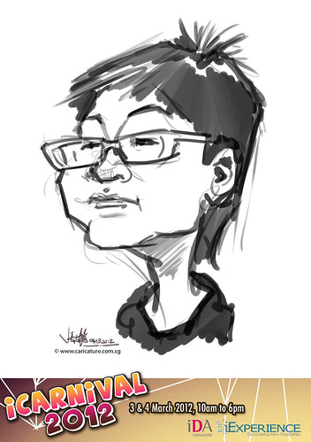 digital live caricature for iCarnival 2012  (IDA) - Day 2 - 23