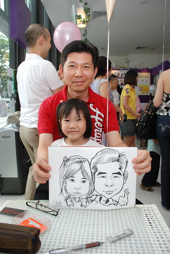 caricature live sketching for birthday party - 2