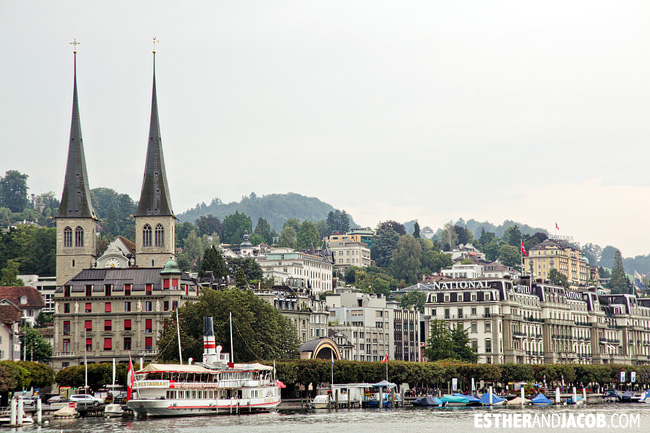 CATHEDRAL OF ST. LEODEGAR / LEGER (HOFCHILE) in Lucerne / Luzern Switzerland | Travel Photography
