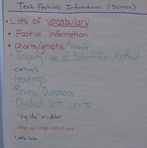 text features info science