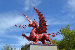 38th (Welsh) Division Red Dragon Memorial and Mametz Wood..