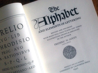 The Alphabet and Elements of Lettering book by Frederic Goudy