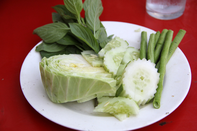 Thai vegetable plate