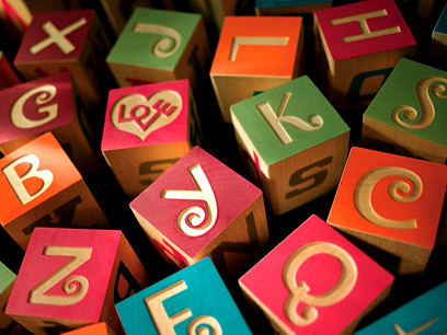 Alexander Girard alphabet blocks