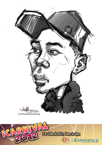 digital live caricature for iCarnival 2012  (IDA) - Day 2 - 61