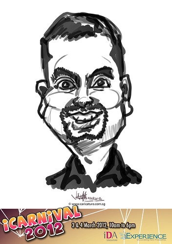 digital live caricature for iCarnival 2012  (IDA) - Day 1 - 94