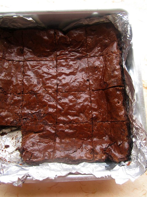 Dark Fudgy Brownies