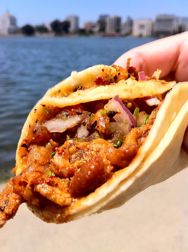 Tacos by the lake from Tacos Mi Rancho.