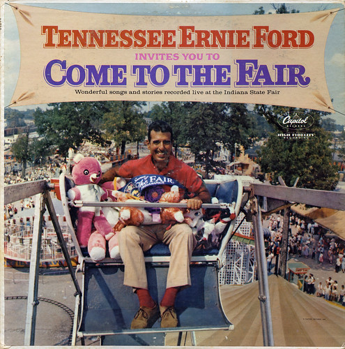 Tennessee Ernie Ford Invites You To Come To The Fair Record Album Cover