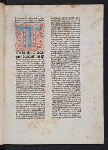 Penwork initial in Antoninus Florentinus: Summa theologica (Pars II)