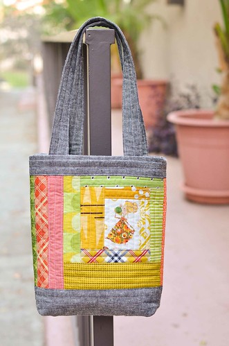 mini perfect quilted tote size a