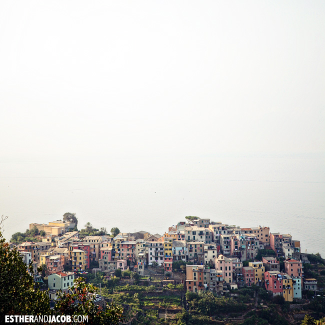Colored buildings in Corniglia | Cinque Terre Italy | Travel Photography