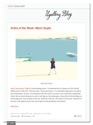 nerosunero is UGallery's Artist of the Week (17 - 21 Jan 2013) by nerosunero