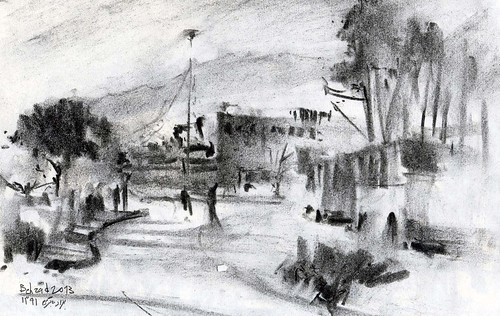 Chahar Bagh Boulevard  (7) by Behzad Bagheri Sketches