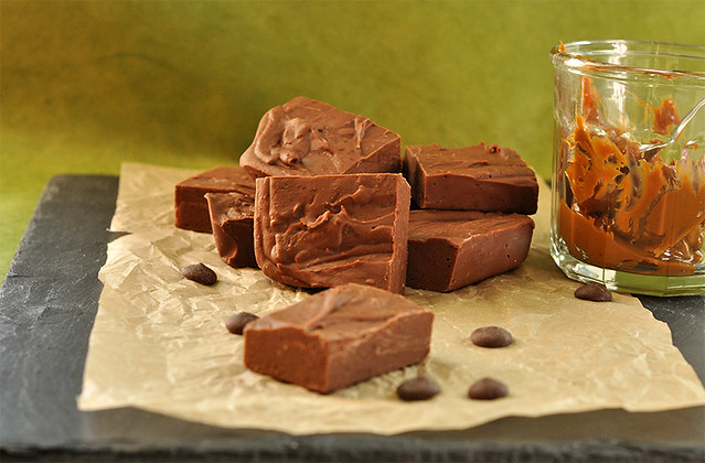 Chocolate-Dulce de Leche Fudge