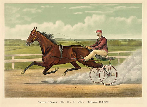 014-Imagen carreras caballos trotones-Library of Congress