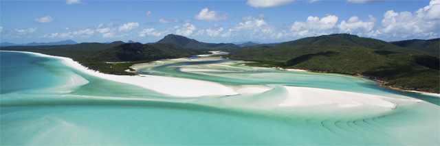 Hill Inlet and Whitehaven Beach - Whitsunday Island, QLD, Australia