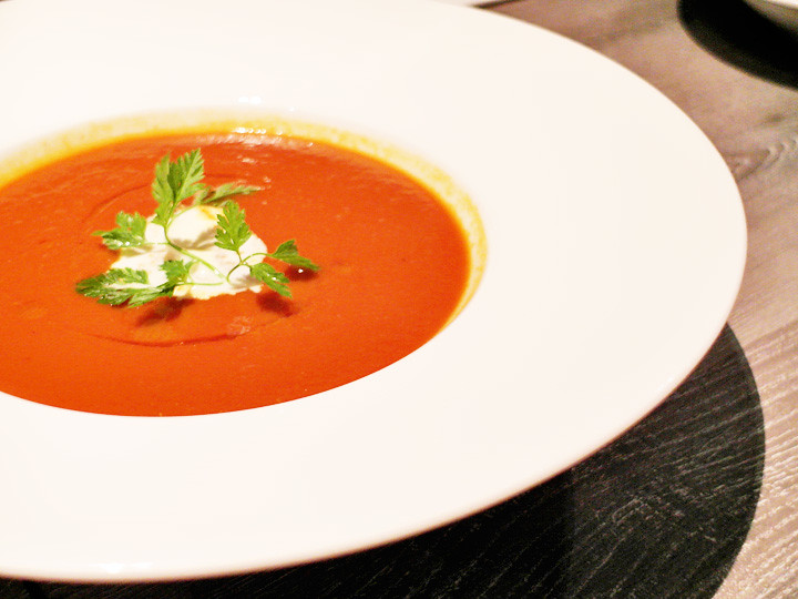 roasted cherry roma tomato soup breez bistro bar at grand mercure roxy hotel
