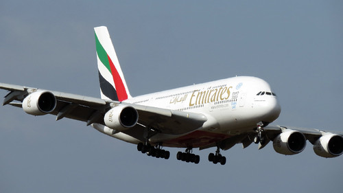 A6-EDQ Emirates Airbus A380