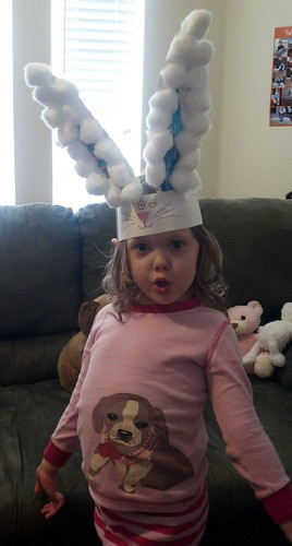 Easter bunny ear hat