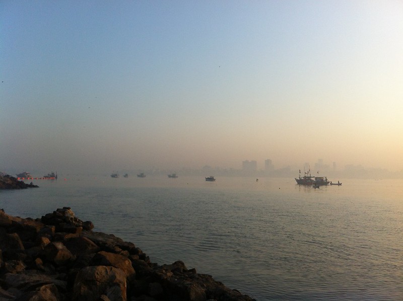 View of Mumbai from Madh Fort