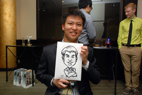 caricature live sketching for NUS - 6