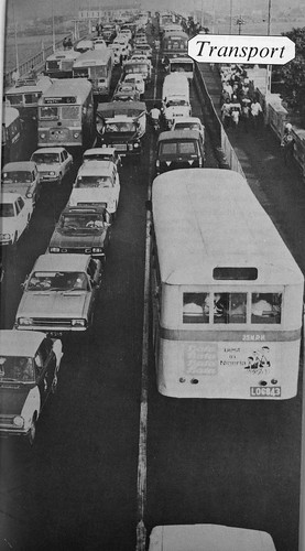 Guide to Lagos 1975 008 transport typical traffic