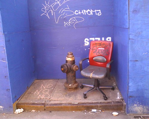 Fire Hydrant and Chair
