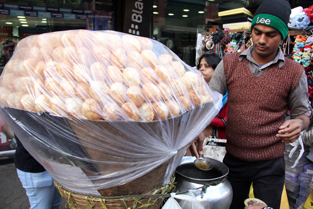 My pani puri vendor in Kolkata, India