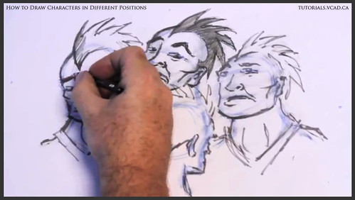learn how to draw characters in different positions 028