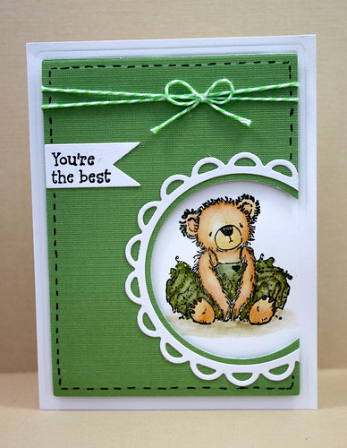 Tutu Bear Note Set Green