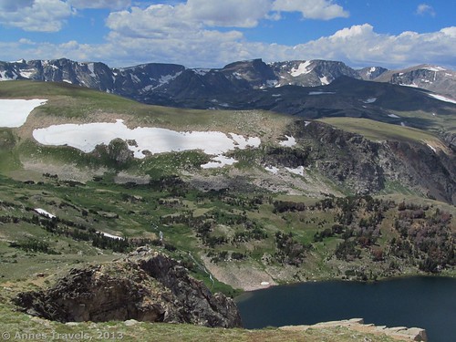 More views from the Twin Lakes pullout, Beartooth Highway, Shoshone National Forest, Wyoming